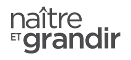 Logo du site Web et du magazine Naître et grandir, agence Espresso communication